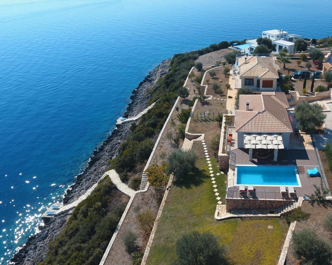 Iris Villas Lefkada - Marine Villa With Private Sea Access Sívota Zewnętrze zdjęcie