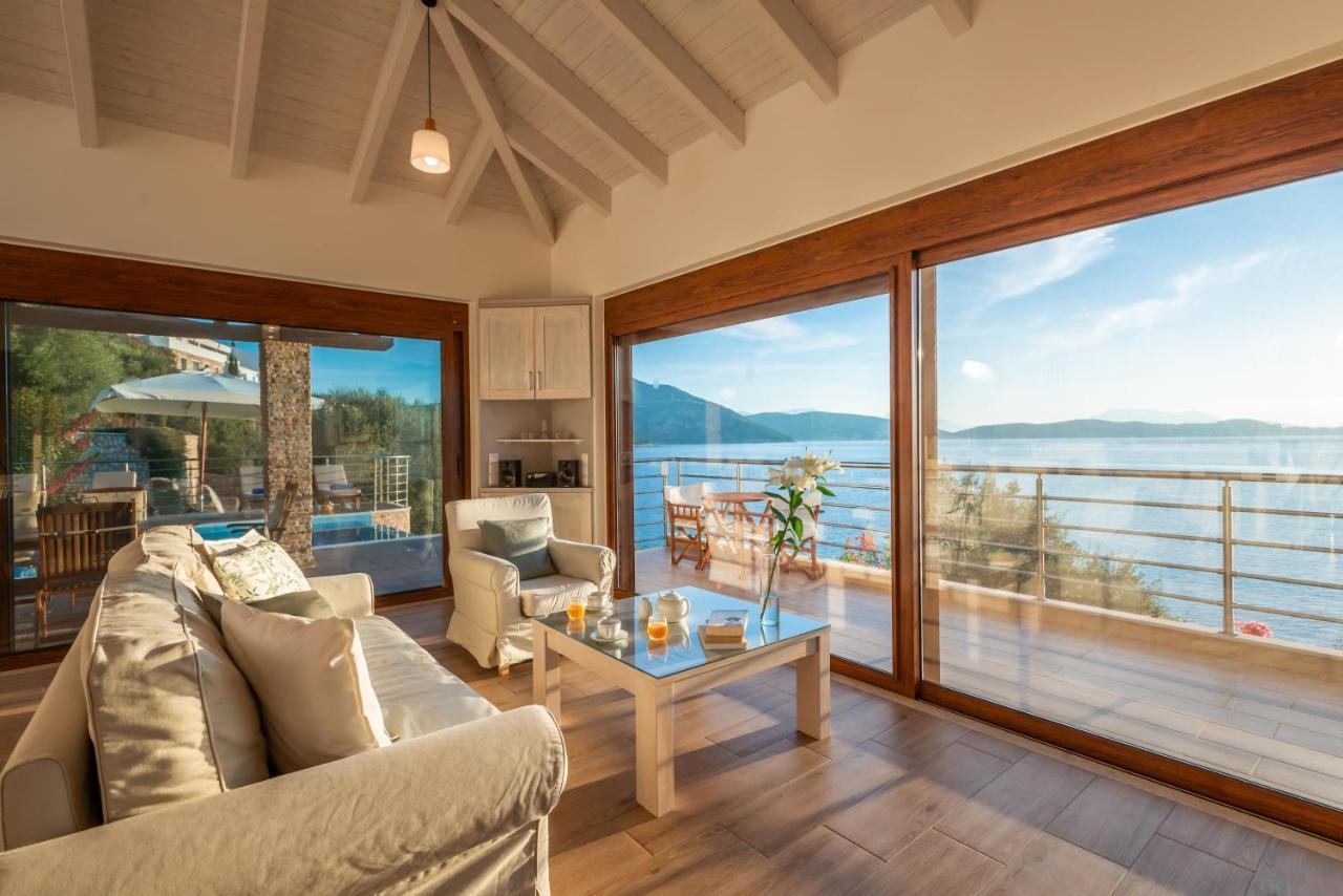 Iris Villas Lefkada - Marine Villa With Private Sea Access Sívota Zewnętrze zdjęcie