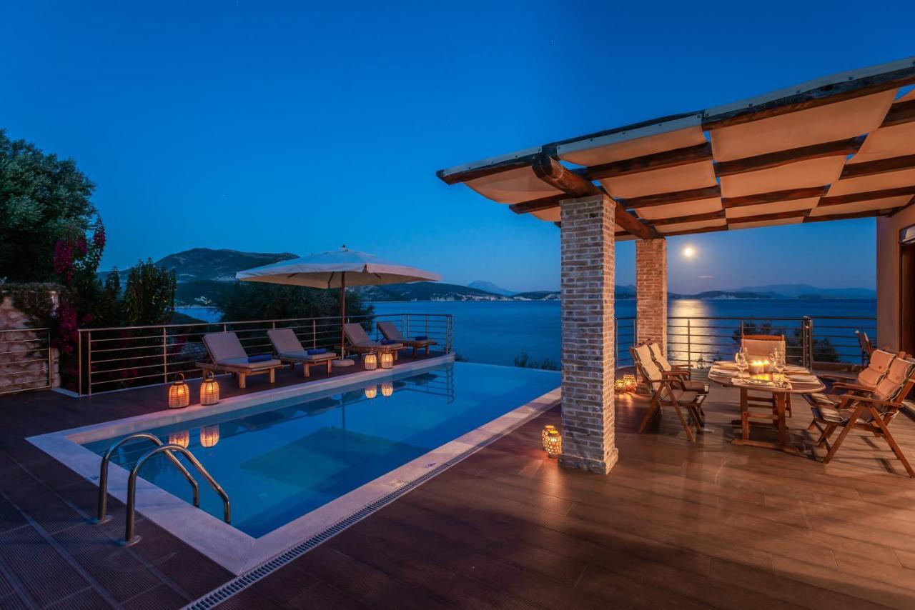 Iris Villas Lefkada - Marine Villa With Private Sea Access Sívota Zewnętrze zdjęcie