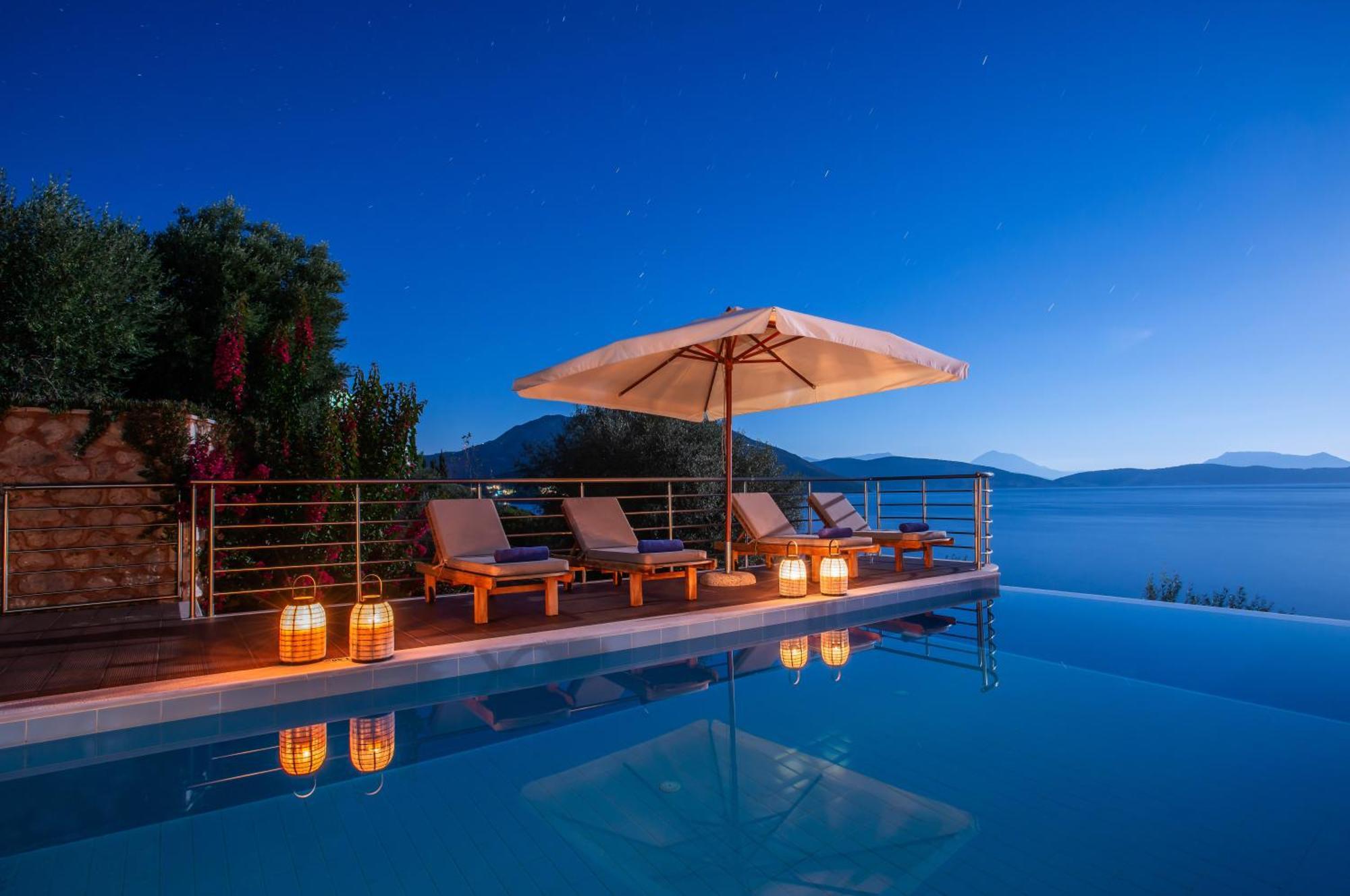 Iris Villas Lefkada - Marine Villa With Private Sea Access Sívota Zewnętrze zdjęcie